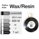 Риббон Kurz K305 Premium Wax Resin Flat Head (прочная) 30ММ X 800М, К30503080I1С03